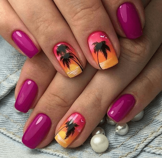 29 Stunning Beach Nails Ideas Perfect for  Summer