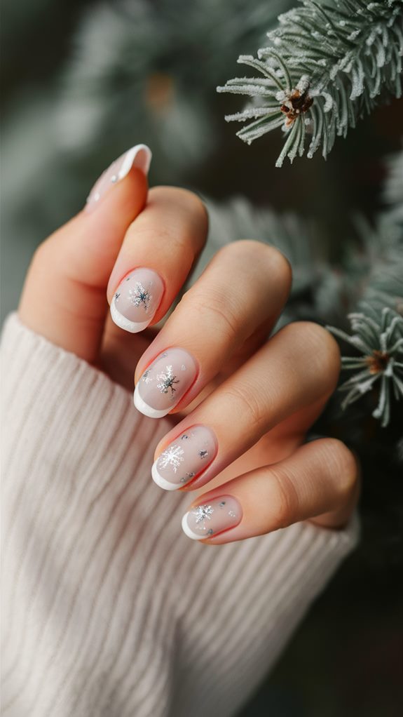 chic french manicure style