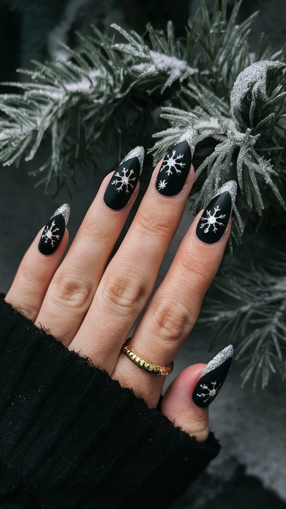 chic icy dark elegance