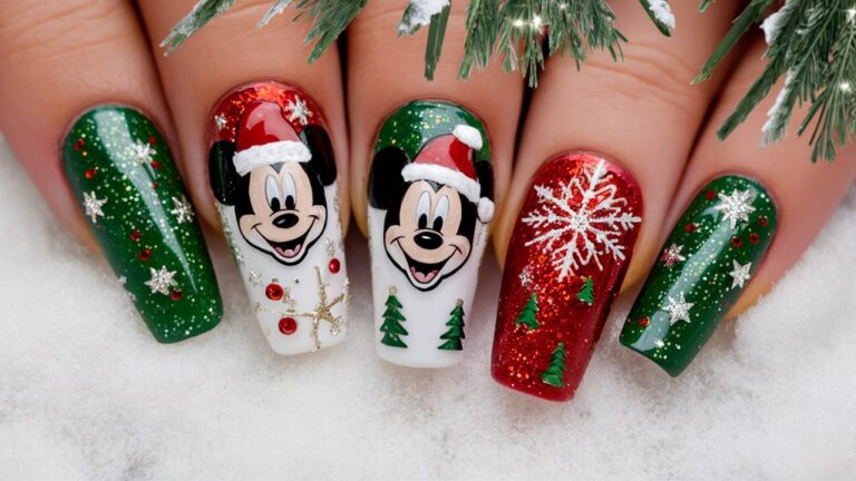 23 Disney Christmas Nails