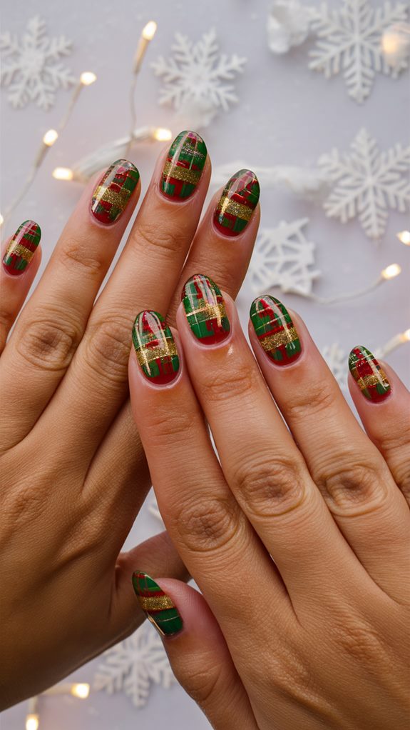 festive checkered pattern delight