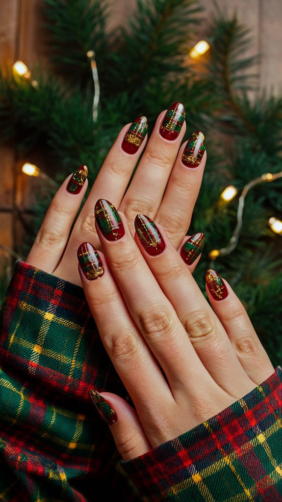 holiday checkered designs