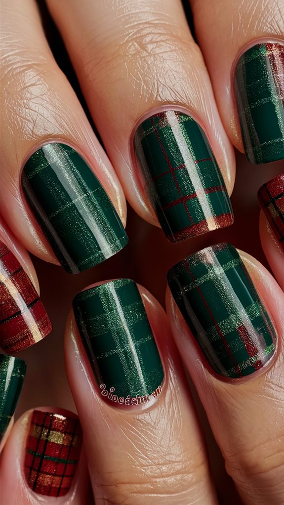 holiday checkered designs