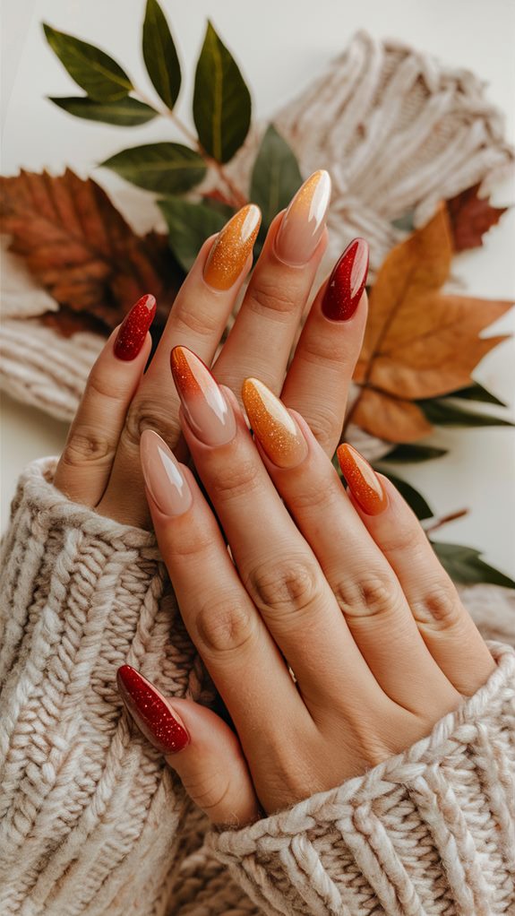 thanksgiving gradient color scheme