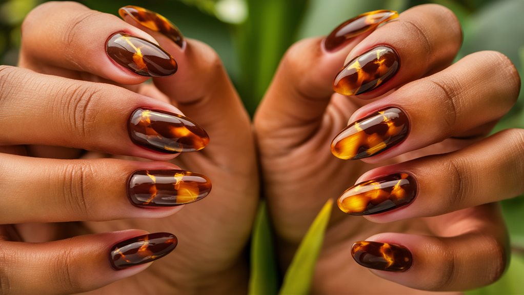 tortoise shell nail art