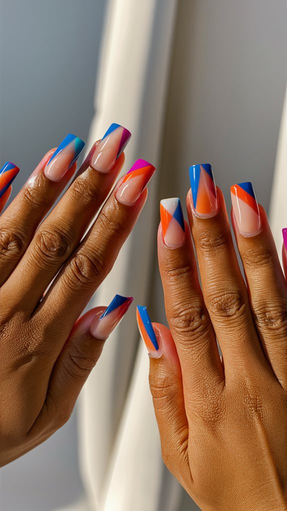 vibrant nail art trend