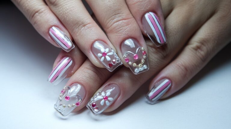 21 Glass Nails Designs To Shine