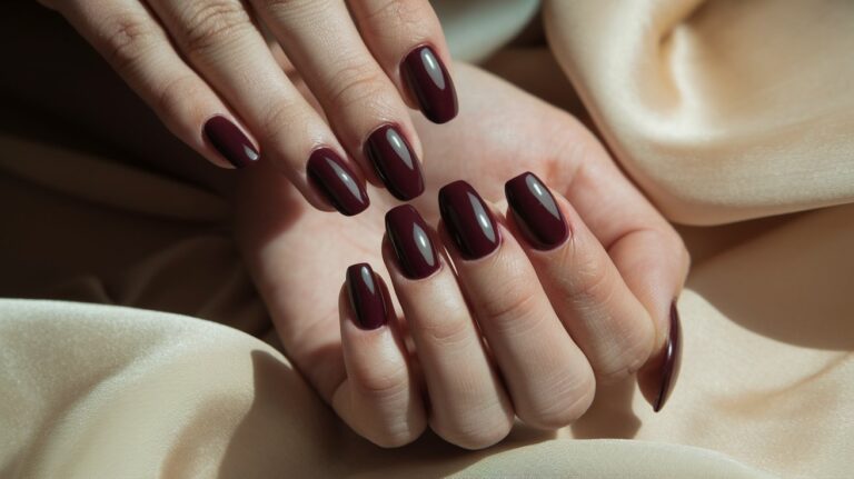 21 Dark Cherry Wine Nails for Standout Style