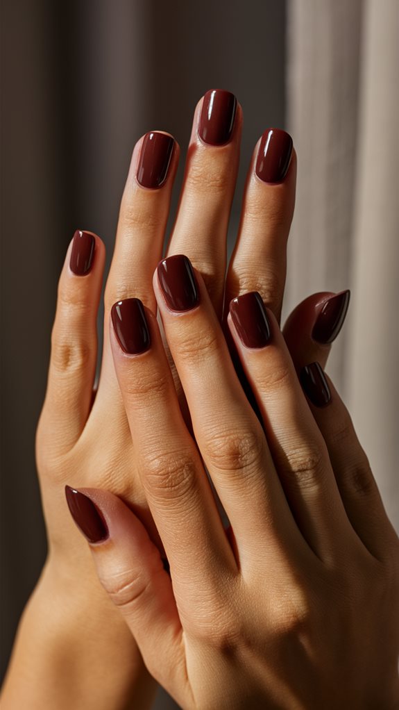 timeless cherry brown hue