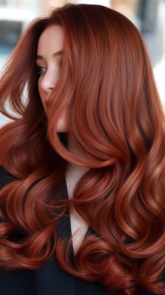 auburn hair color technique