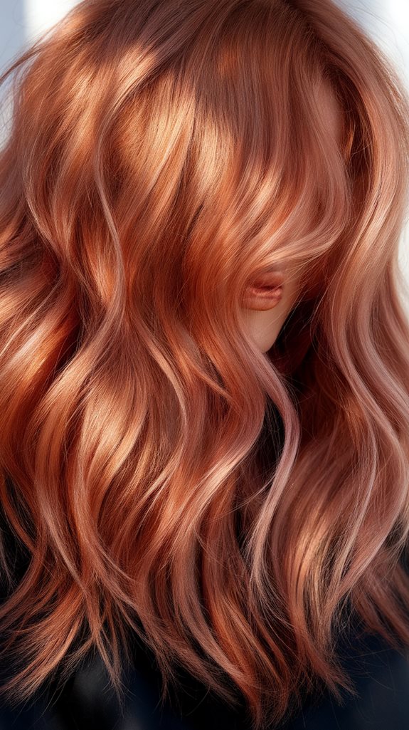 copper and rose gold