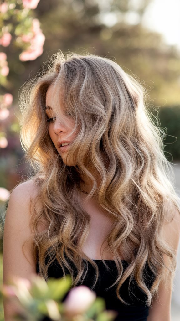 effortless beachy hairstyle look