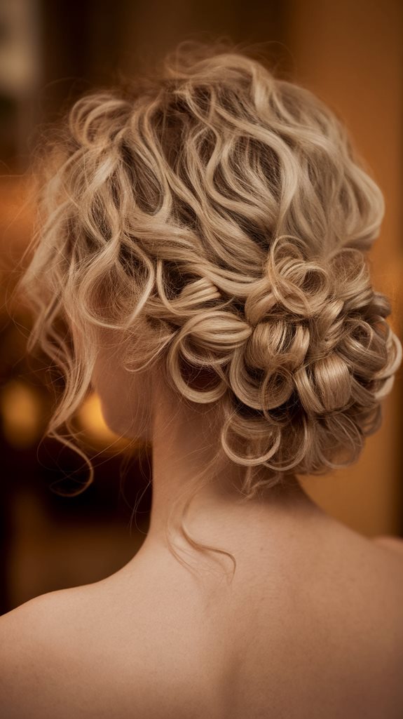 elegant relaxed hairstyle bun