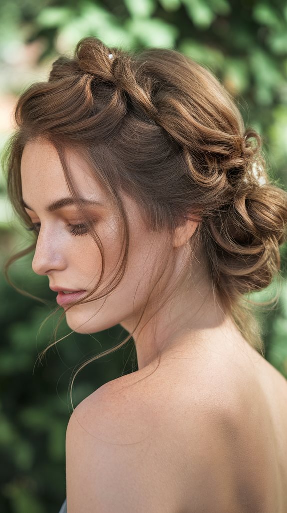 elegant twisted hairstyle design