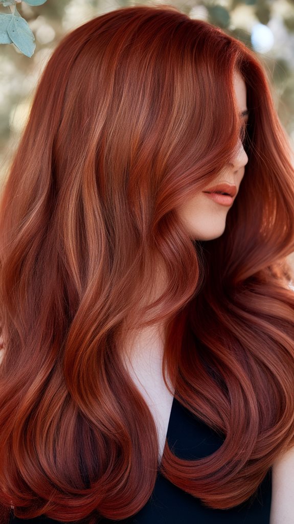 rich brown hair color