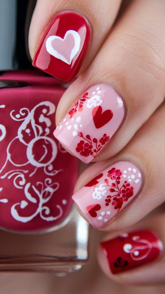 romantic nail art designs