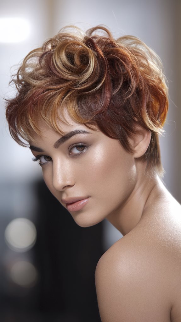 stylish short layered haircut