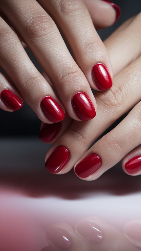 timeless red nail polish