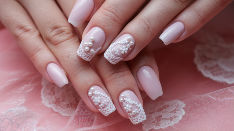 23 Romantic Rococo Nail Ideas