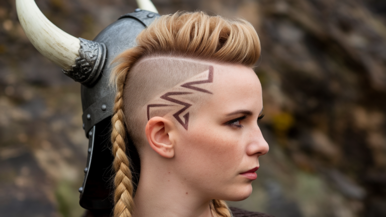 23 Short and Medium Viking Hairstyles for Women