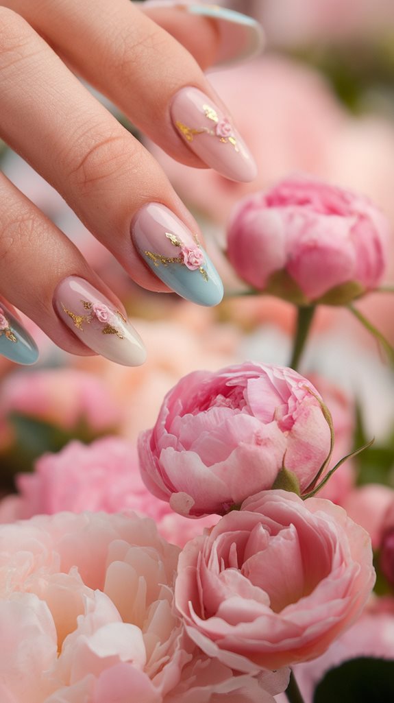 delicate flower themed sophistication