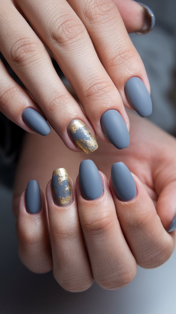 elegant grey and gold