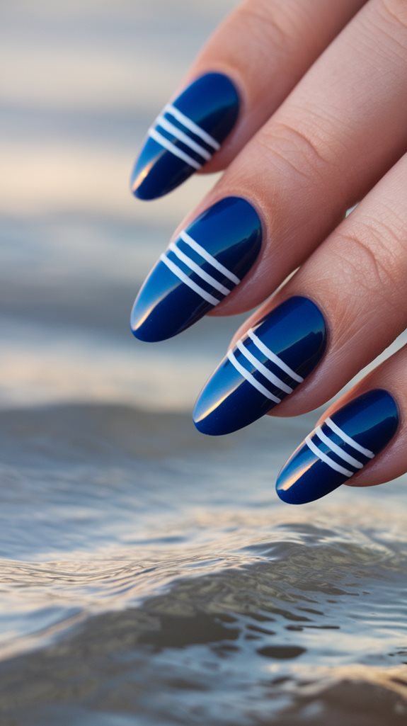 nautical themed striped pattern