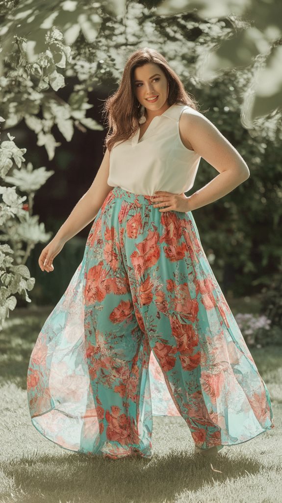 printed palazzo pants fashion