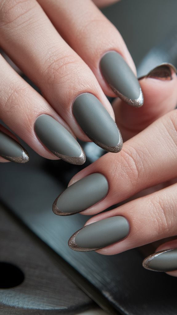 sleek grey with shine