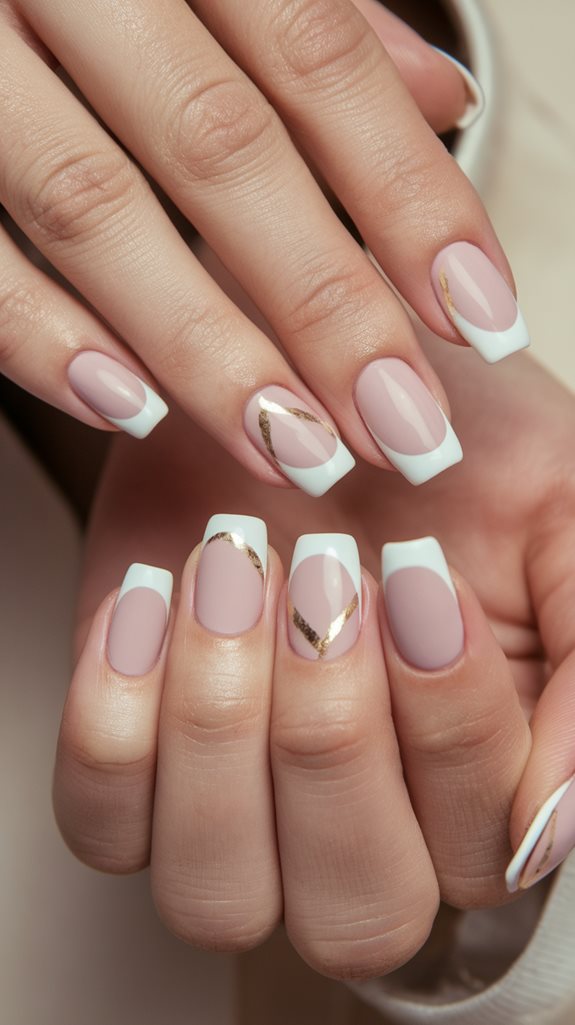 smooth matte french style