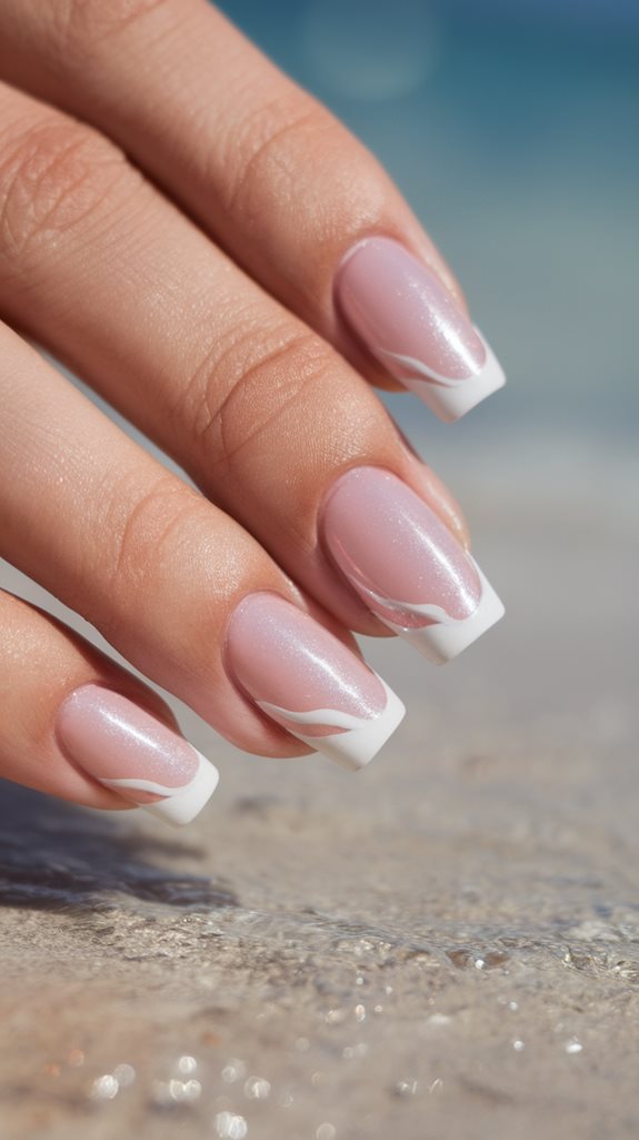 soft pink coastal elegance