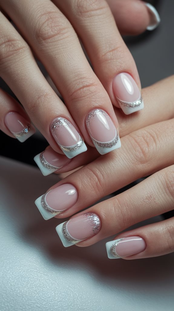 sparkling nail decoration ideas