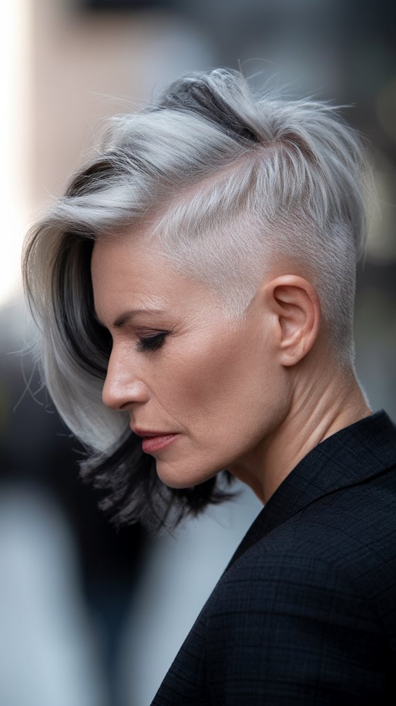 stylish bold haircut trend