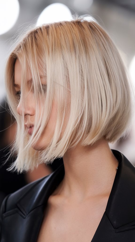 stylish inverted bob haircut