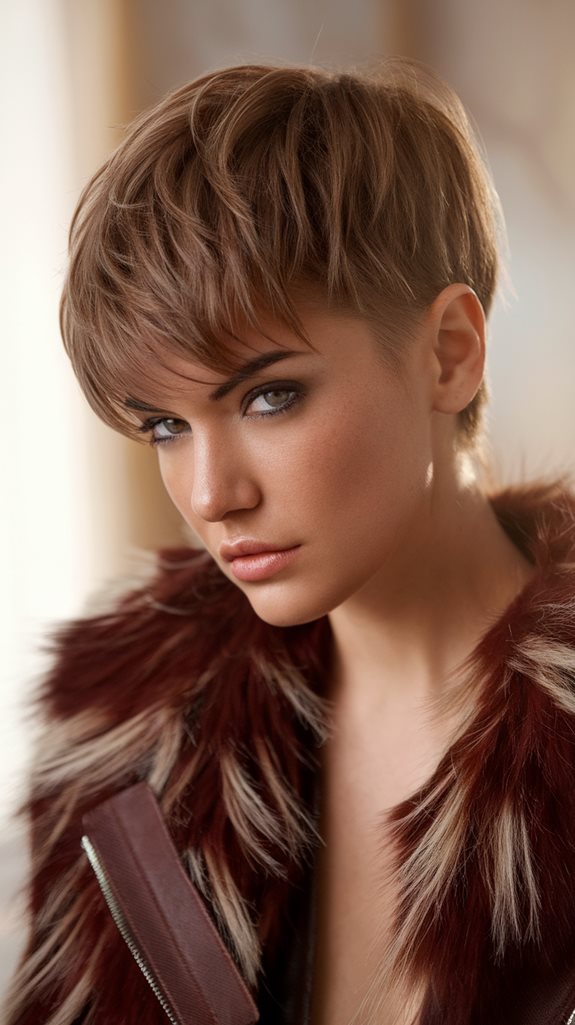 stylish short hairdo trend