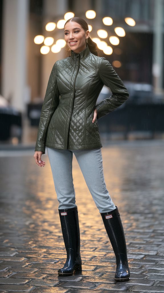 stylish weather ready ensemble