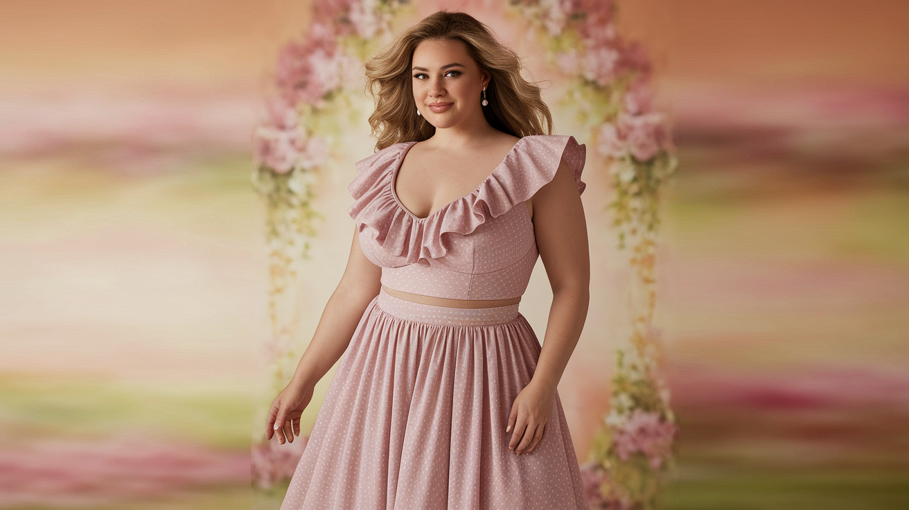 2 piece outfits for plus size women