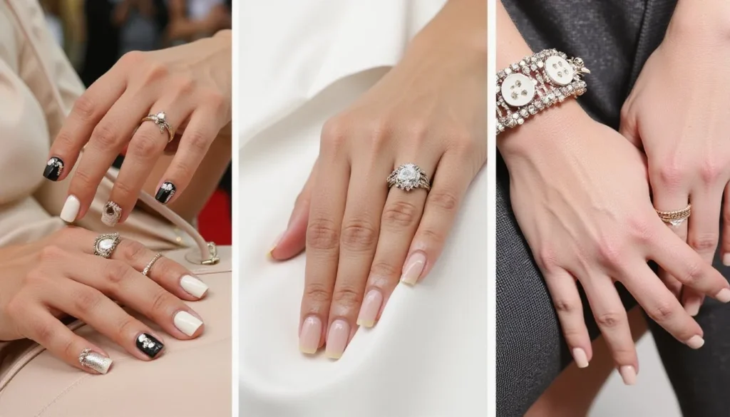 Historical evolution of neutral nail trends from classic French manicures to modern neutral shades over decades