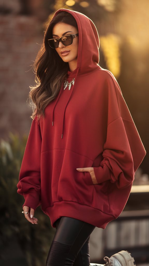 chic and comfortable hoodie