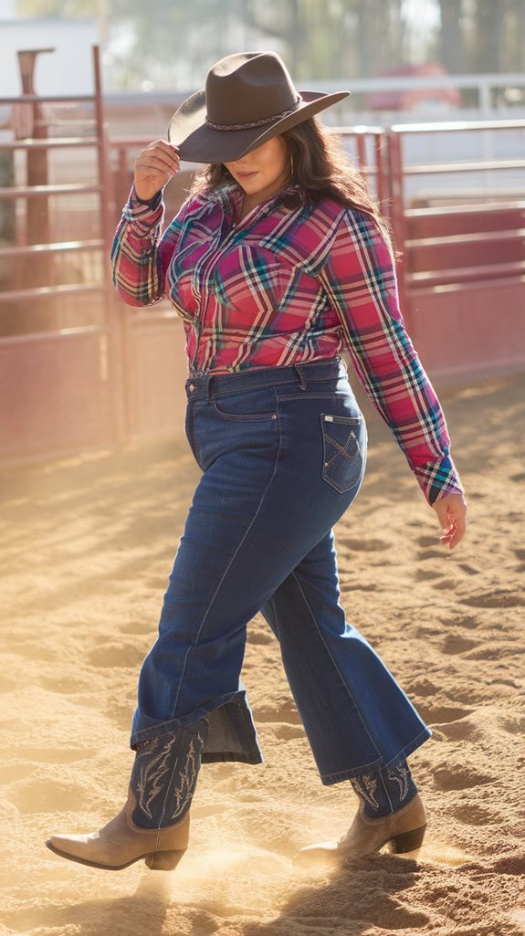 classic denim and boots