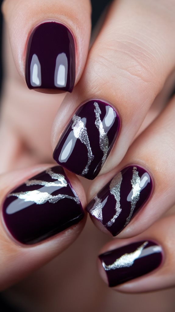 lavish dark purple elegance