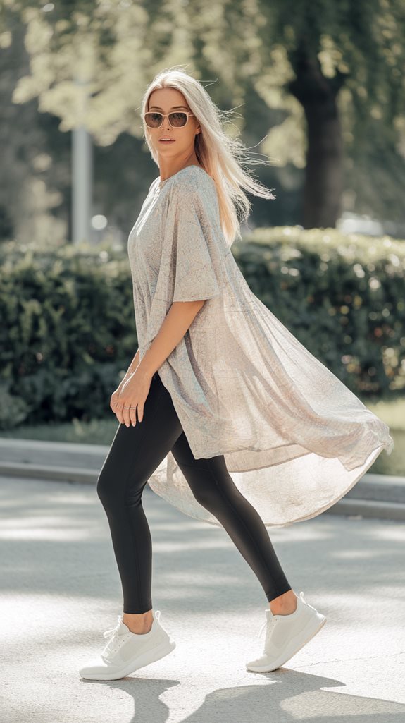 stylish leggings and tunic