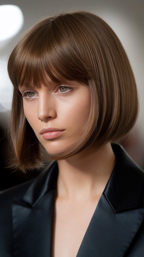 stylish long bob hairstyle