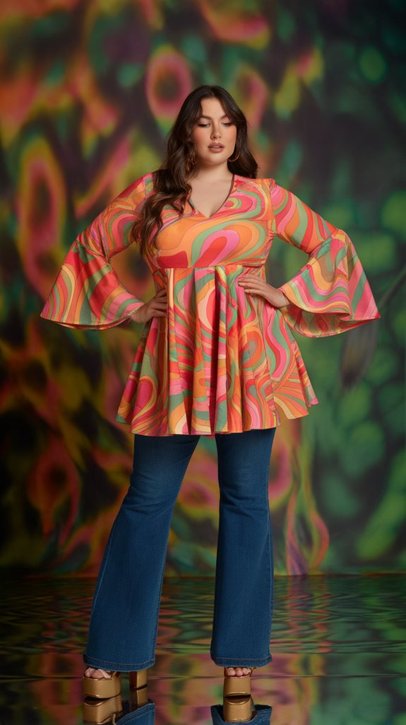 vibrant colorful tunic designs