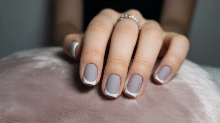 21 Short French Tip Nails