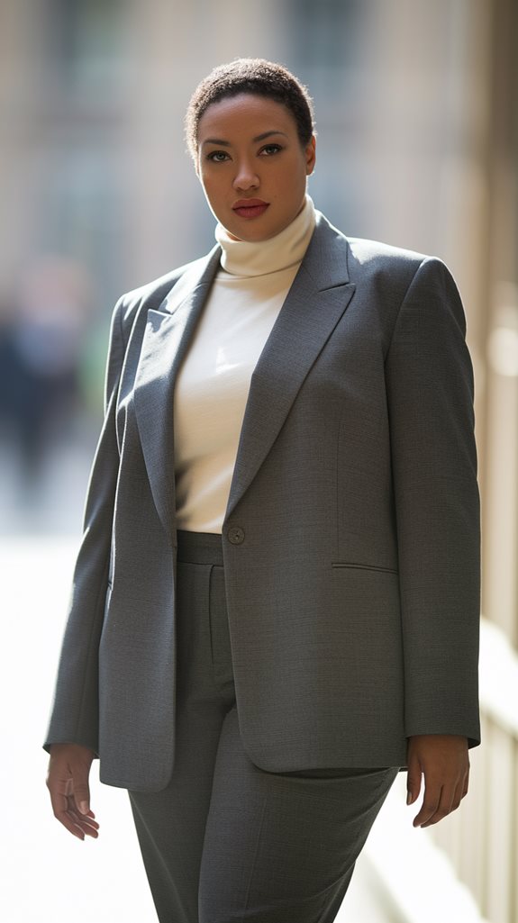 chic layered winter outfit