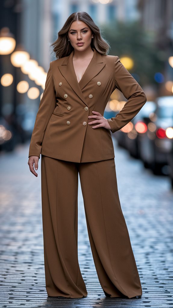 chic tailored outfit ensemble