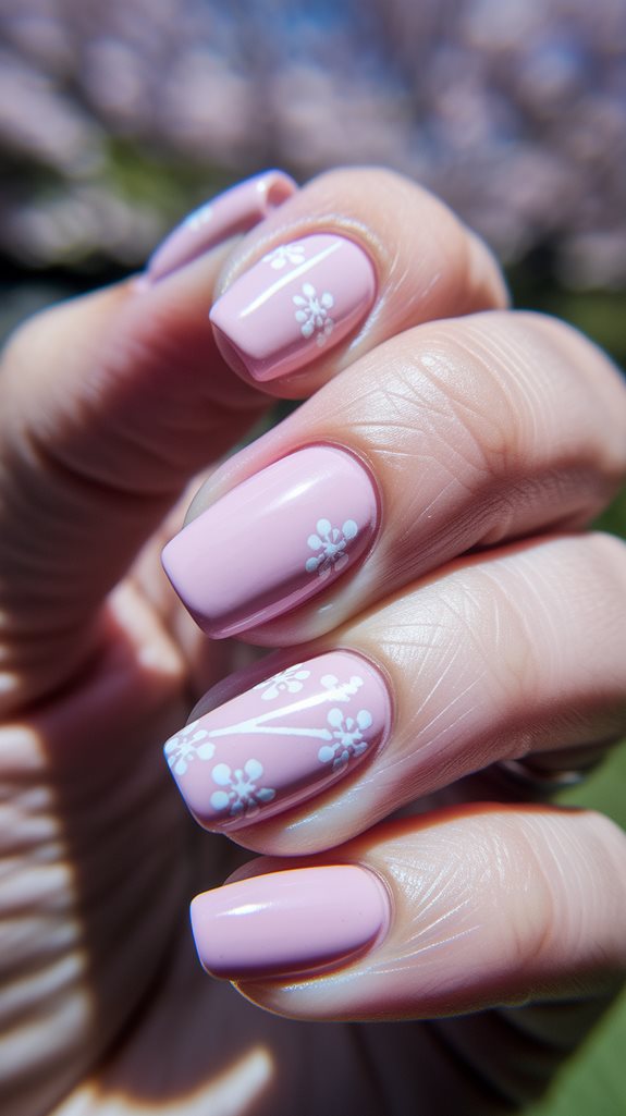 delicate pink floral beauty