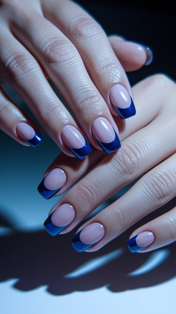 elegant dark blue allure