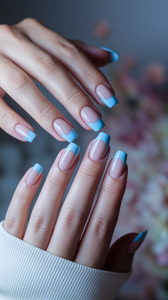 gentle blue pastel charm